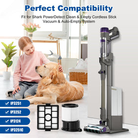 Janedtcyy IP3251 post-motor HEPA filter visual: captures fine dust for healthier air after each clean.