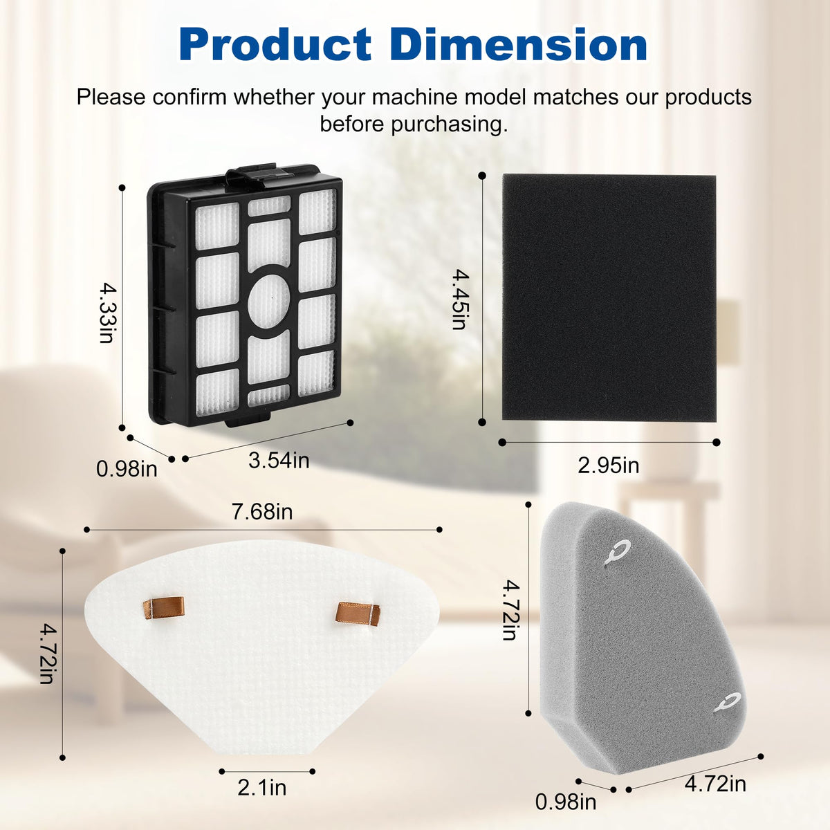 Janedtcyy IP3251 pre-motor filter assembly visual: protects motor and maintains strong suction.