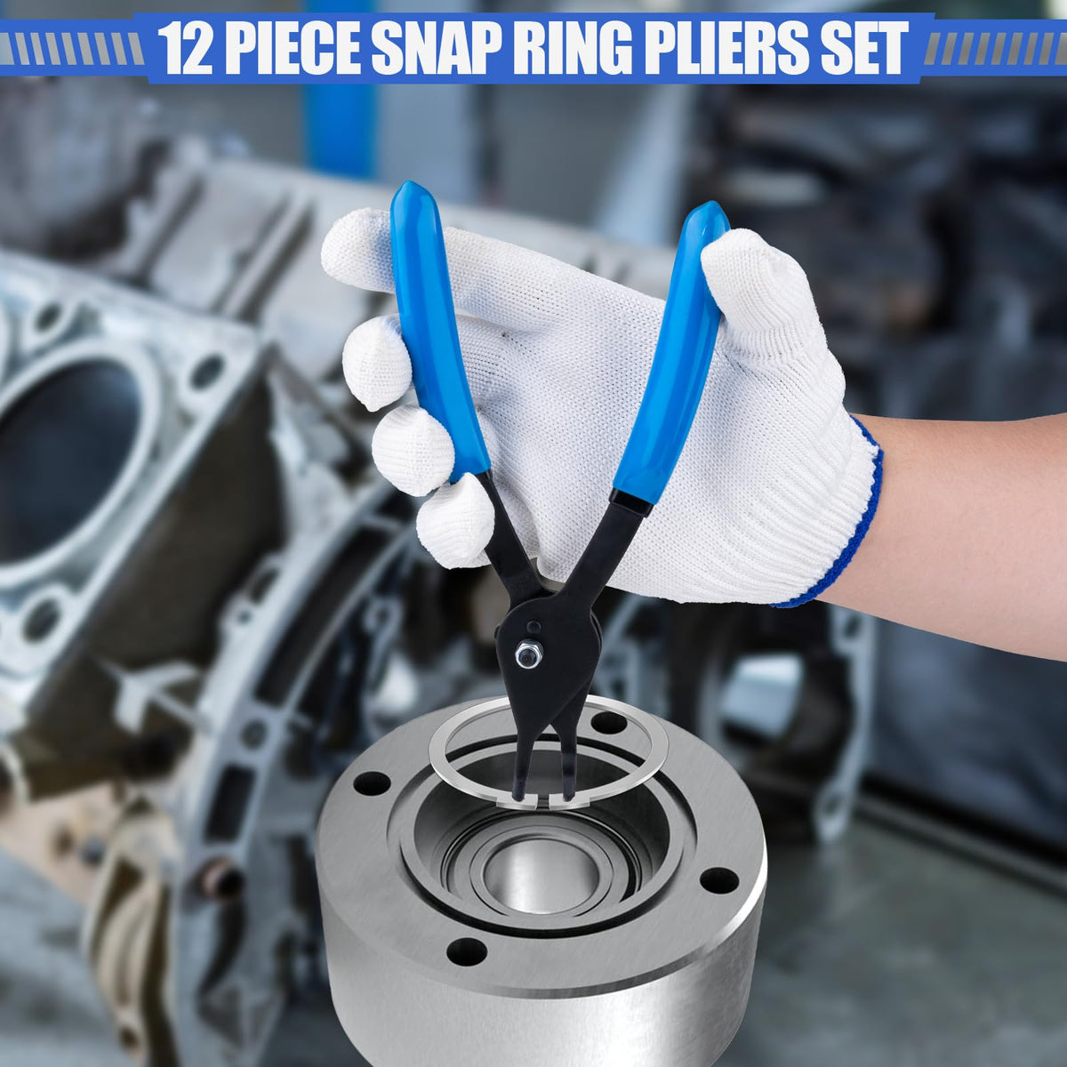 Janhemei snap ring pliers ideal for workshop tasks across vehicles and machinery.