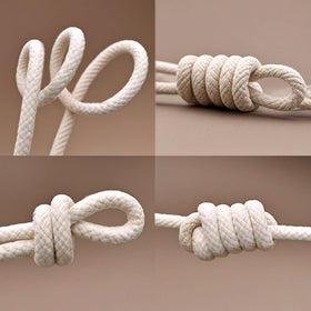 JANJOSN DIY craft rope for weaving and basket projects, versatile and easy to handle.