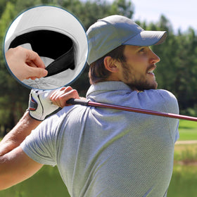 Janmercy golf cap sweat liner absorbing function keeping cap clean during sport