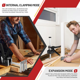 JANNIRESS anti-tipping base design enhances stability during heavy tasks