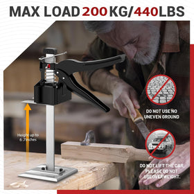 JANNIRESS ergonomic handle supports comfortable one-handed lifting and reduces fatigue