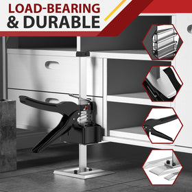 JANNIRESS reinforced lifting head provides wider contact area to prevent slips