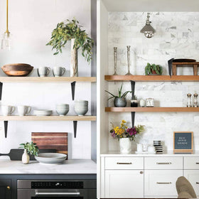 Janyang brackets with 60lbs-per-pair capacity distribute weight across shelves