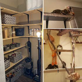 Janyang installation-ready brackets with hardware for fast setup