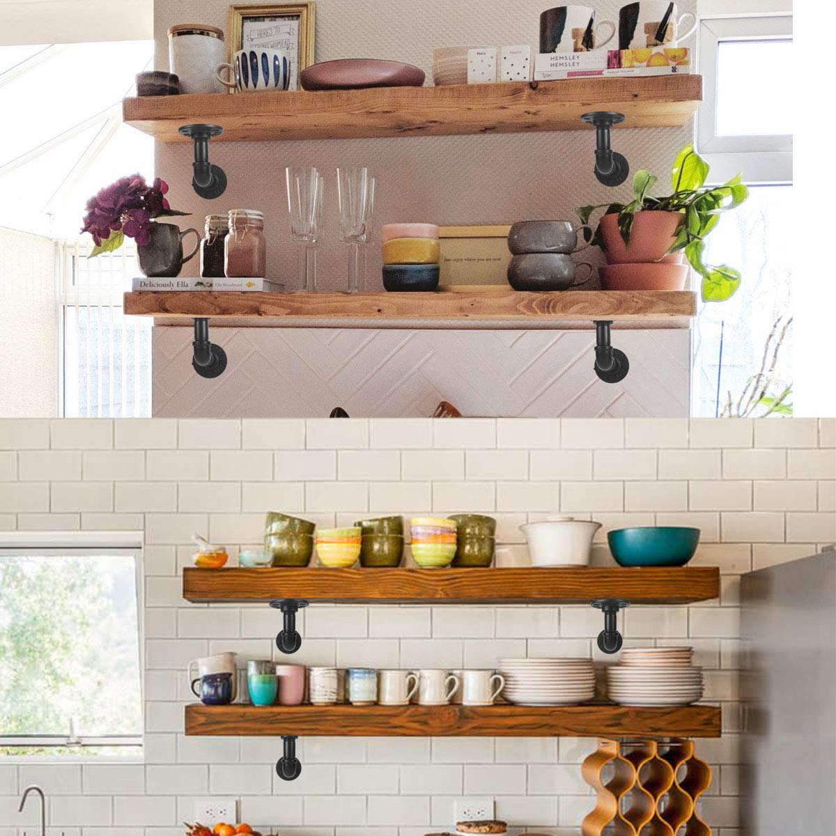 Janyang wall-mount ready bracket supports floating shelves securely.