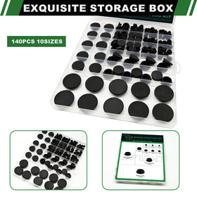 Japtend storage container keeps plugs organized and protected.