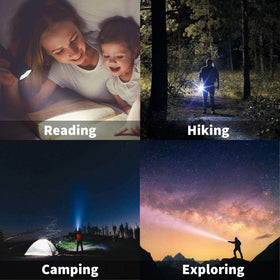 JARDLITE flashlight supports 18650 or AAA batteries for flexible power