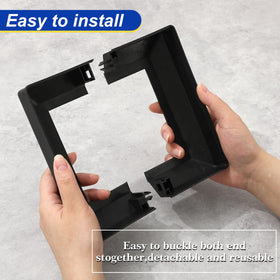 JarThenaAMCS post trim clamps easily for quick porch installation.