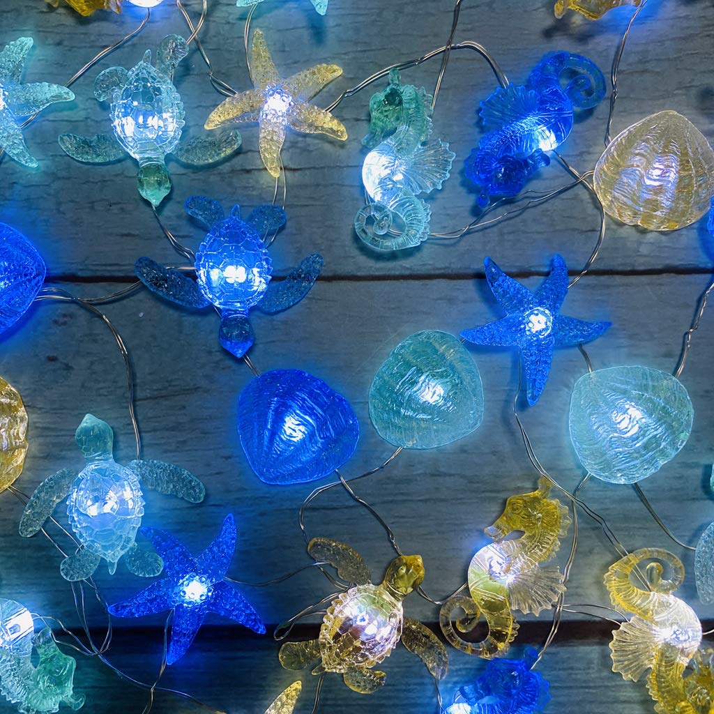 JASHIKA coastal solar string lights Outdoor-yard: versatile coastal décor illumination.