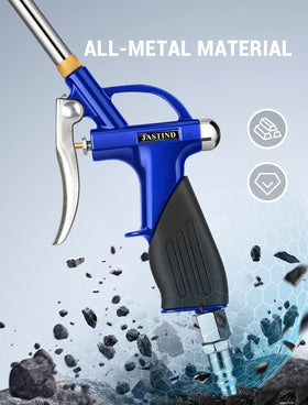 JASTIND all-metal construction in blue finish resists wear in workshops.