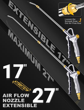 JASTIND upgrade gun delivering high-power airflow for dusty engine compartments and dashboards