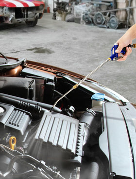 JASTIND extendable wand applied to car cleaning and gutter clearance tasks.