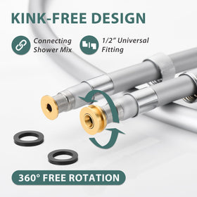 JASYA G1/2 standard connectors enable quick, tool-free installation