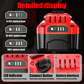 JAUKIST 2 pack 20V battery provides backup power.