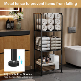Jautokerdar versatile towel storage for bathroom or outdoor use