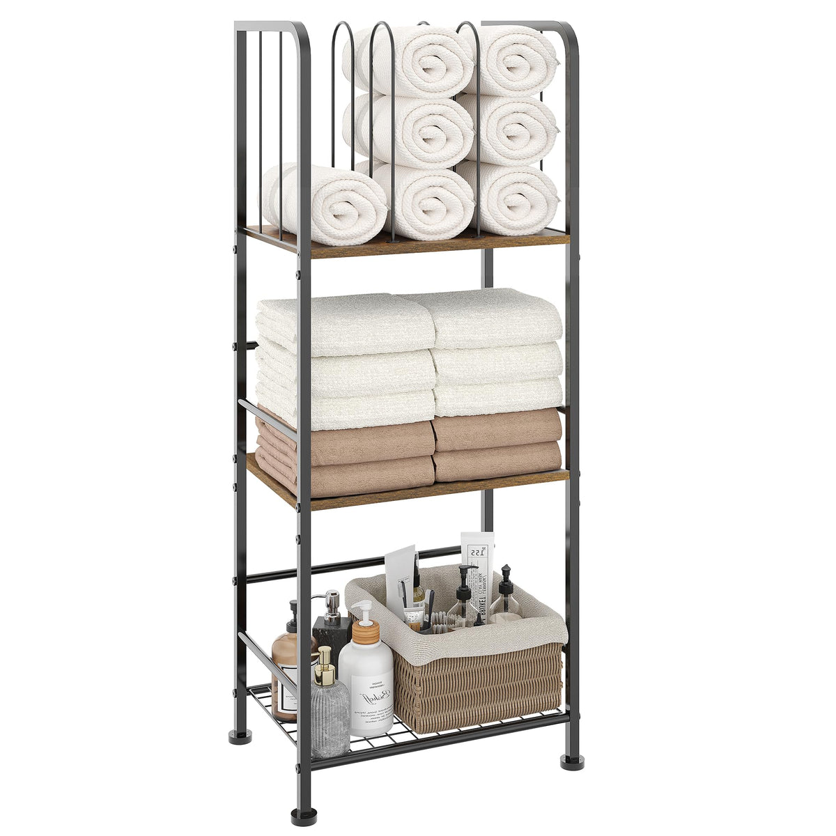Jautokerdar bathroom storage keeps essentials tidy and accessible.