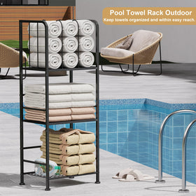 Jautokerdar free-standing rack fits any room without installation
