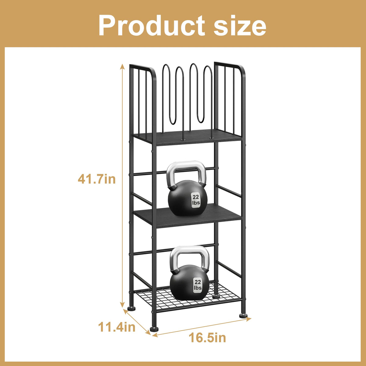Jautokerdar towel rack with detachable U-shaped dividers for neat towel rolls