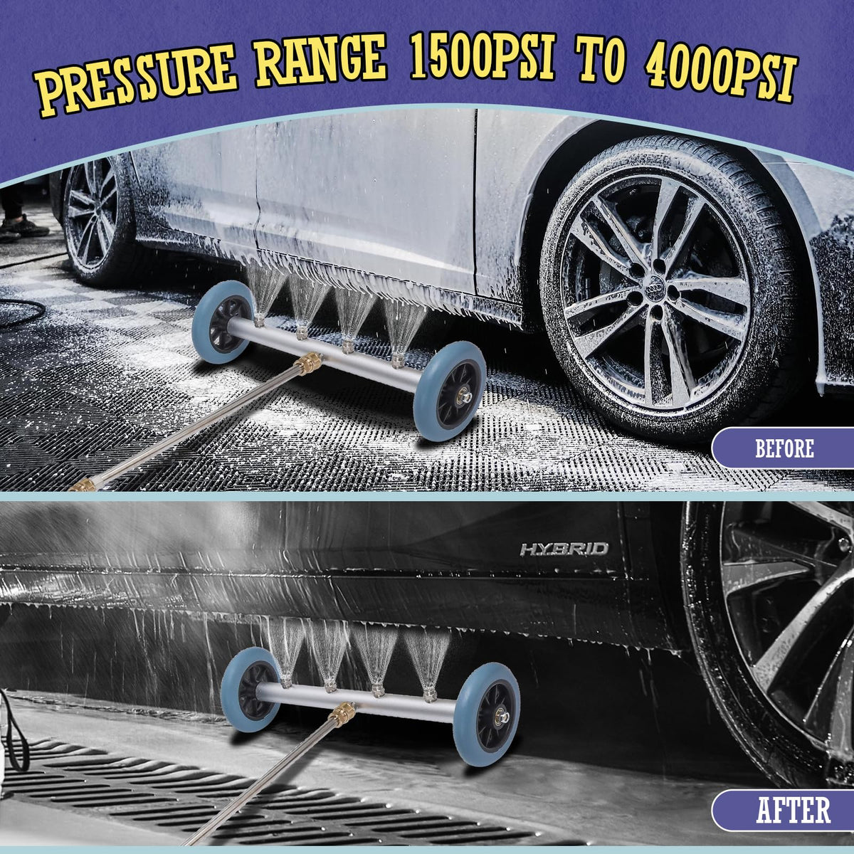 Low-profile Javneo design that fits tight undercarriage spaces