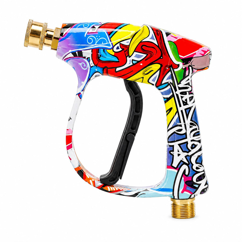 Javneo short gun 4000psi body delivers powerful car washing and siding cleaning.