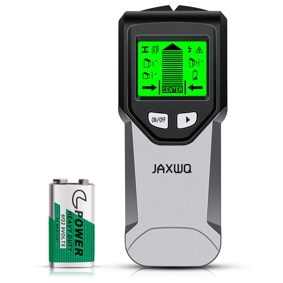 JAXWQ Stud Finder center and edge detection for precise mounting.