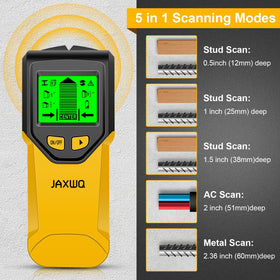 JAXWQ Stud Finder LCD display shows precise location
