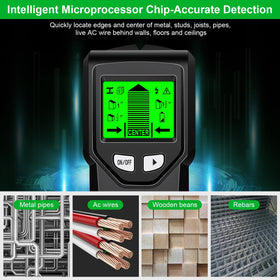 JAXWQ smart-chip detector highlights wood and metal studs quickly