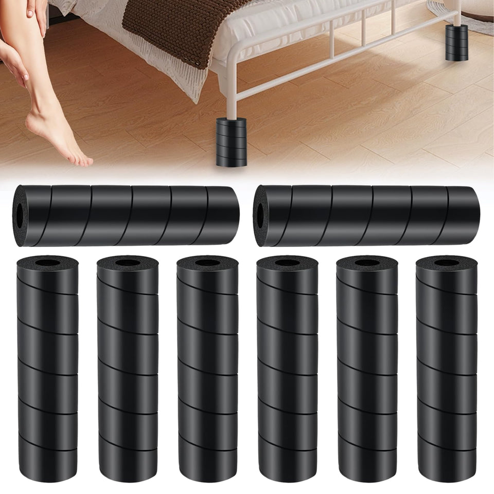 Jayen bed-frame toe protectors attach easily around a leg for quick toe protection