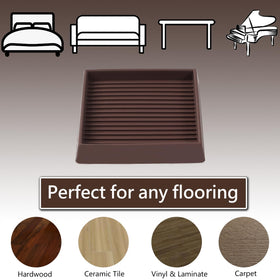Jayen bed stopper cups non-slip design keeps bed in place on hardwood floors