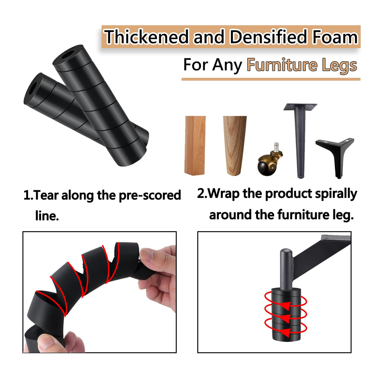 Jayen toe protectors wrap around the leg to cushion accidental bumps
