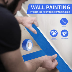 JayJayup blue painter's tape ideal for walls, cabinets, and DIY crafts.