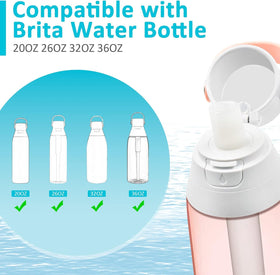 JAYOBGO Brita filter cartridge 4pc improves filtration and taste
