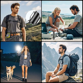 JAY-PARK belt clip design lets you carry hands-free on hikes