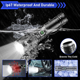 JAY-PARK camping and emergency beam helps illuminate trails safely