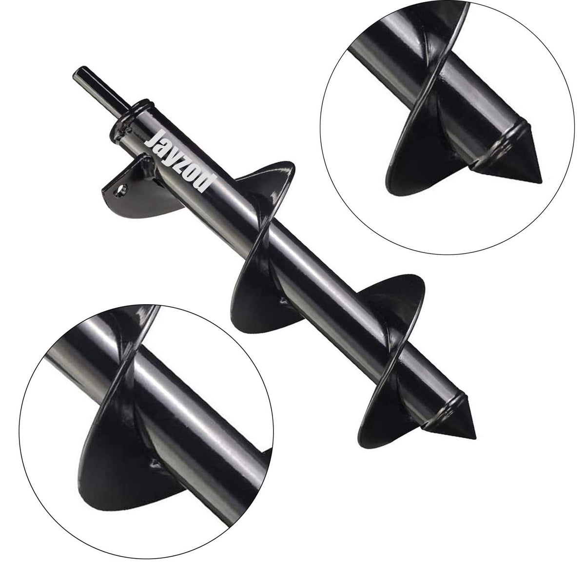 Jayzod auger drill bit makes bulb planting faster and cleaner