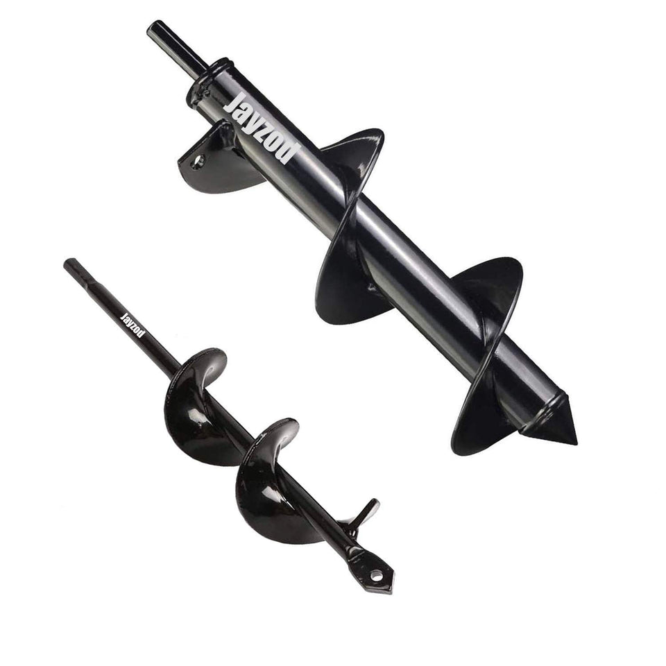 Jayzod auger drill bit in 1.6x8.7 inch size for quick planting holes