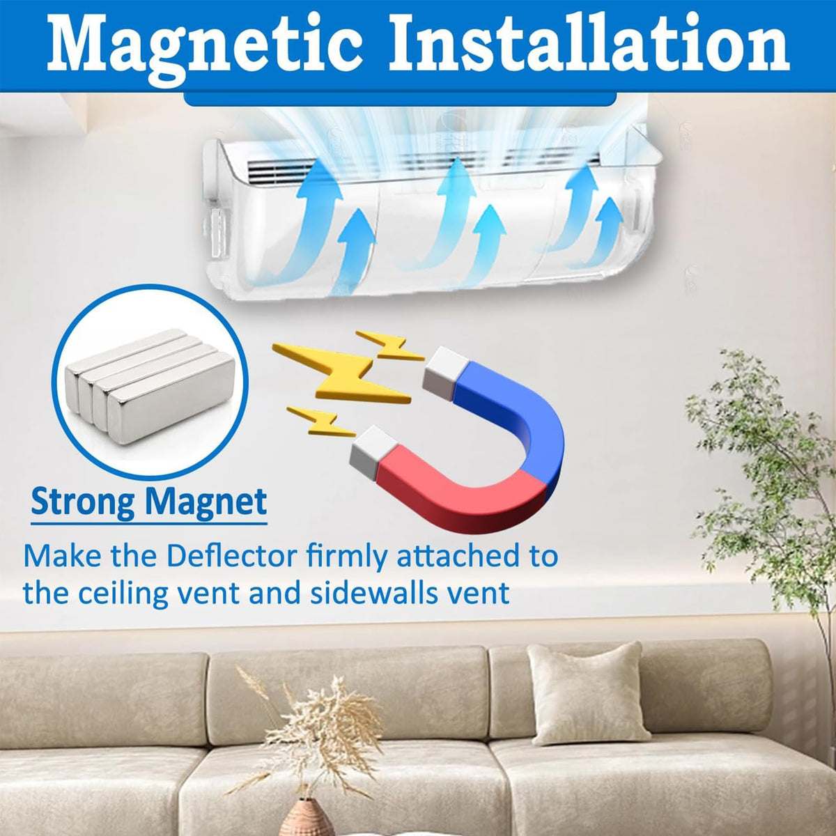 Jazalz airflow-control for seasonal comfort with pets and plants nearby