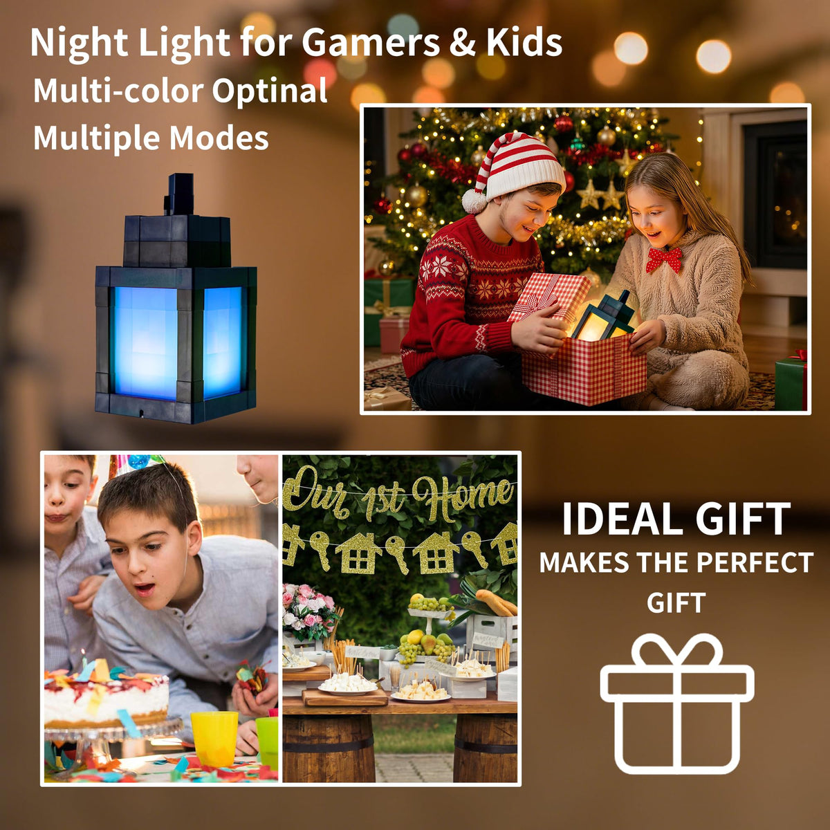 JBEIY Pixelated Lantern makes a great gift for teens and kids