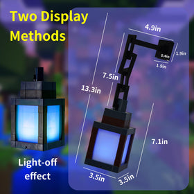 JBEIY Pixelated Lantern USB Rechargeable for cordless use