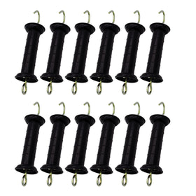JBTOZIUY electric fence gate handle in black with spring for smooth operation