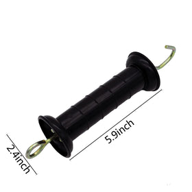 JBTOZIUY gate handle with spring close-up showing grip and secure thread design