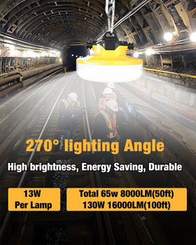 JC-LGL string lights linked together to extend coverage
