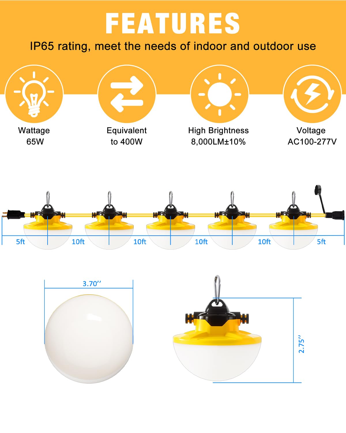 JC-LGL linkable up to seven sets for scalable site lighting