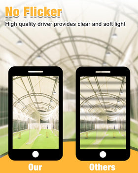 JC-LGL UFO LED High Bay Light hanging hook shows easy ceiling mounting.