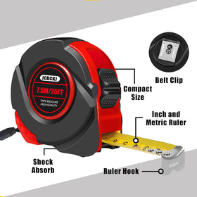 JCBCKJ nylon cord and metal clip enable easy carrying between jobs.