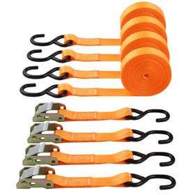 JCHL tie-down cam strap securing luggage on a roof rack for added stability.