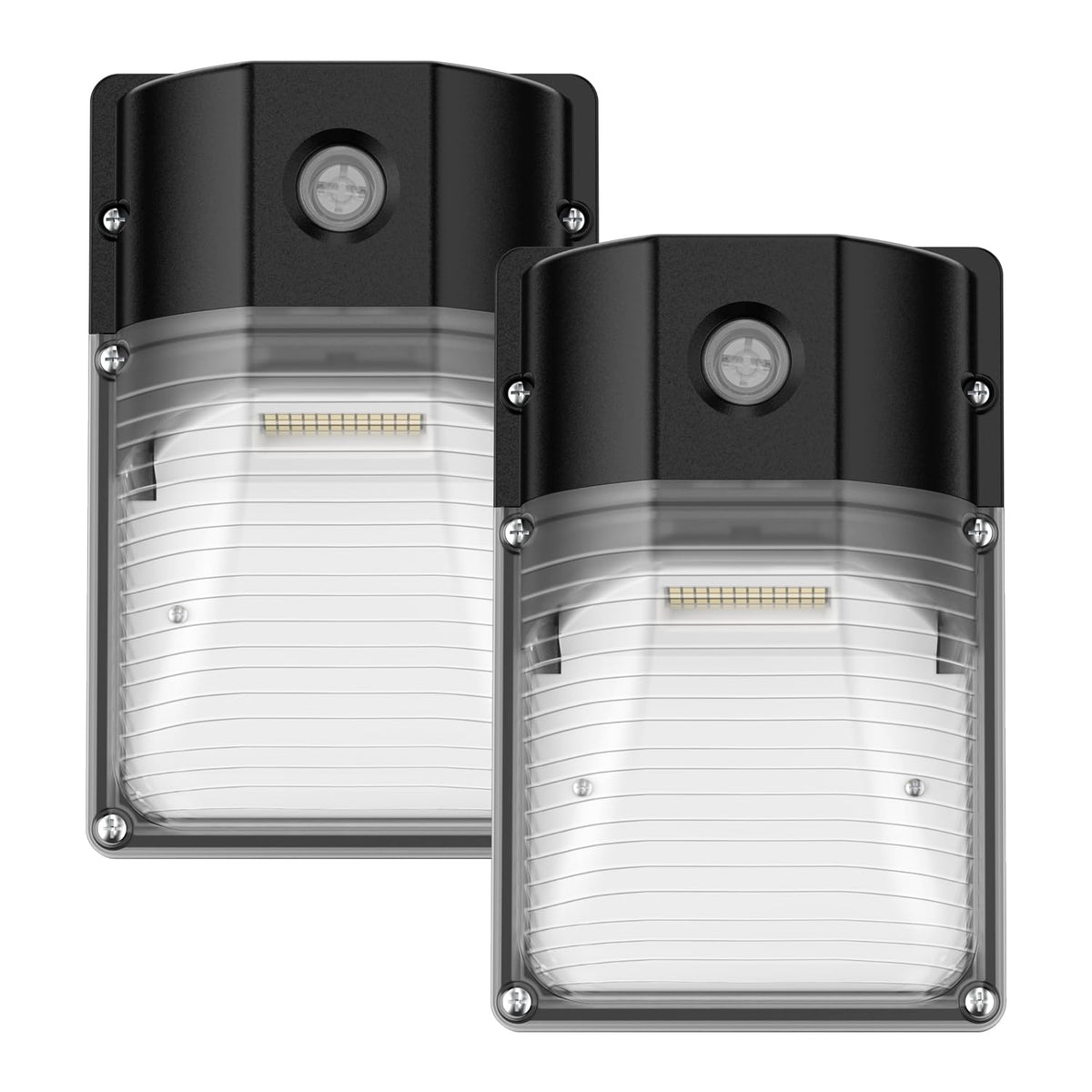 JC-LGL 30W wall pack installation shows quick, tool-free wiring for fast setup.