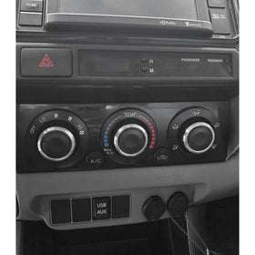 JDMCAR Tacoma HVAC control knob in cabin view offers improved control feel.